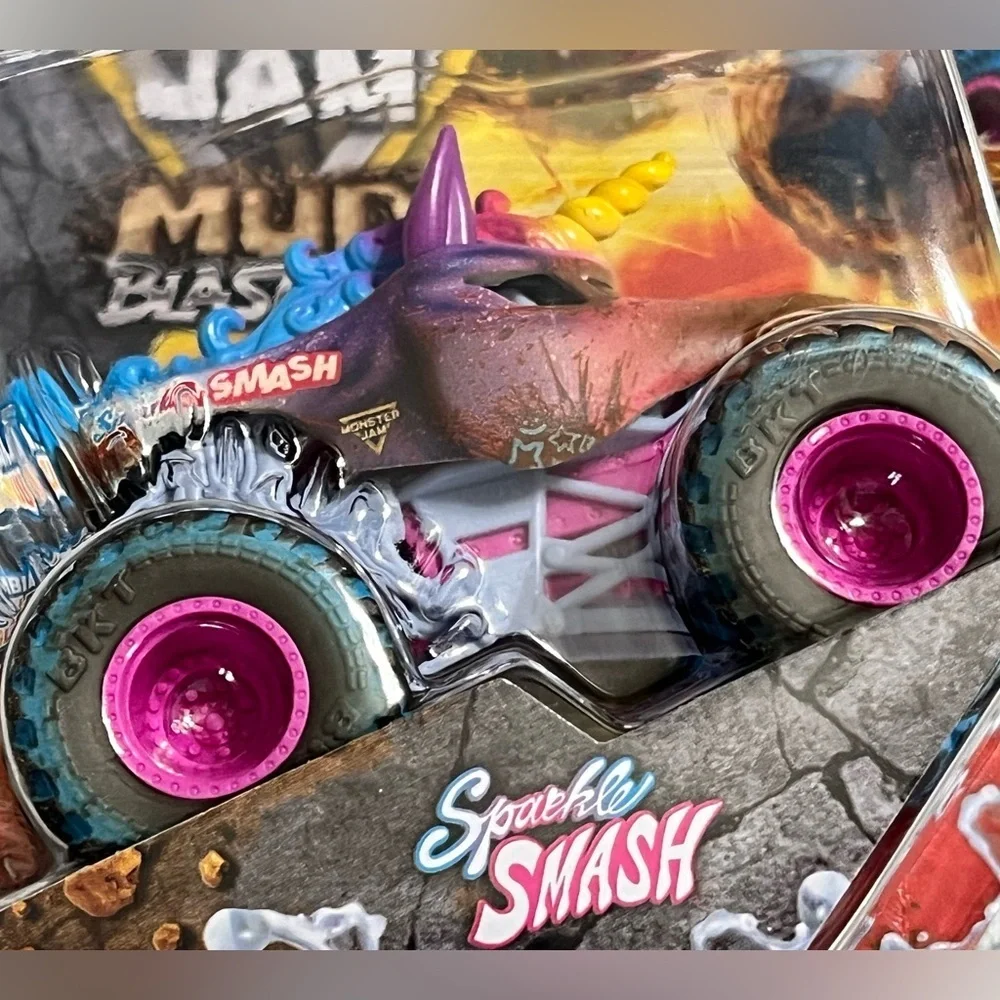 Monster Jam Mud Blasters Sparkle Smash Color Change Monster Jam Truck